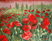 Mohnblumen bei Seeburg, Öl
